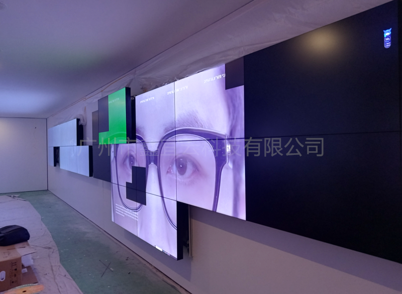 广州猎德伸缩矩阵开合屏